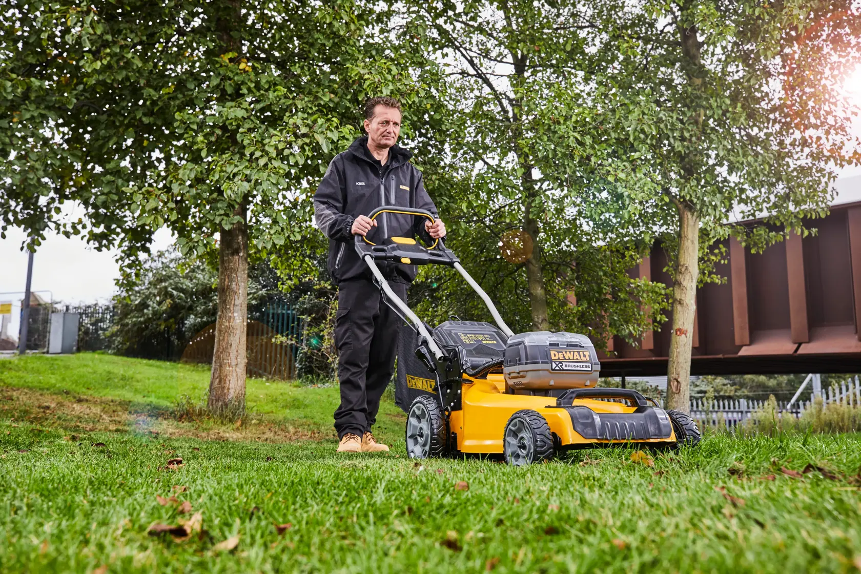 DEWALT® 18V XR® Brushless Lawn Mower - 2 x 5Ah