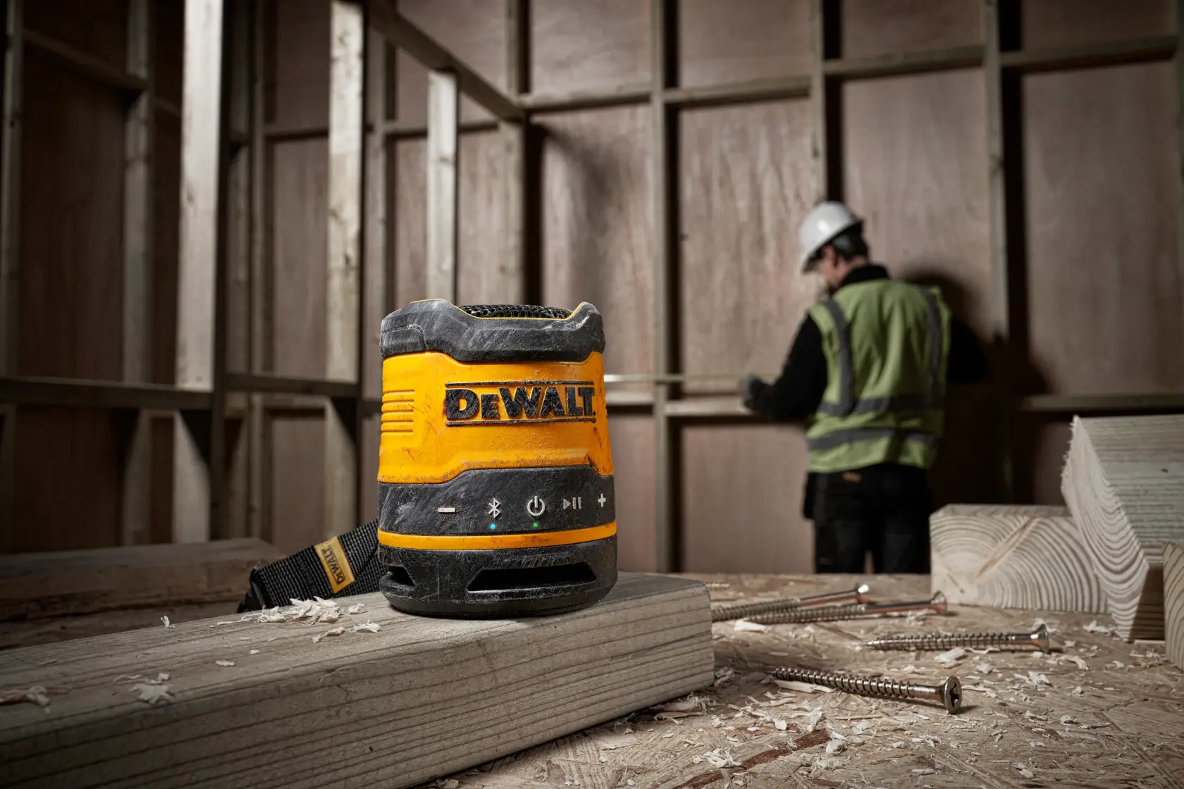 DEWALT® Rechargeable USB-C Compact Bluetooth Speaker