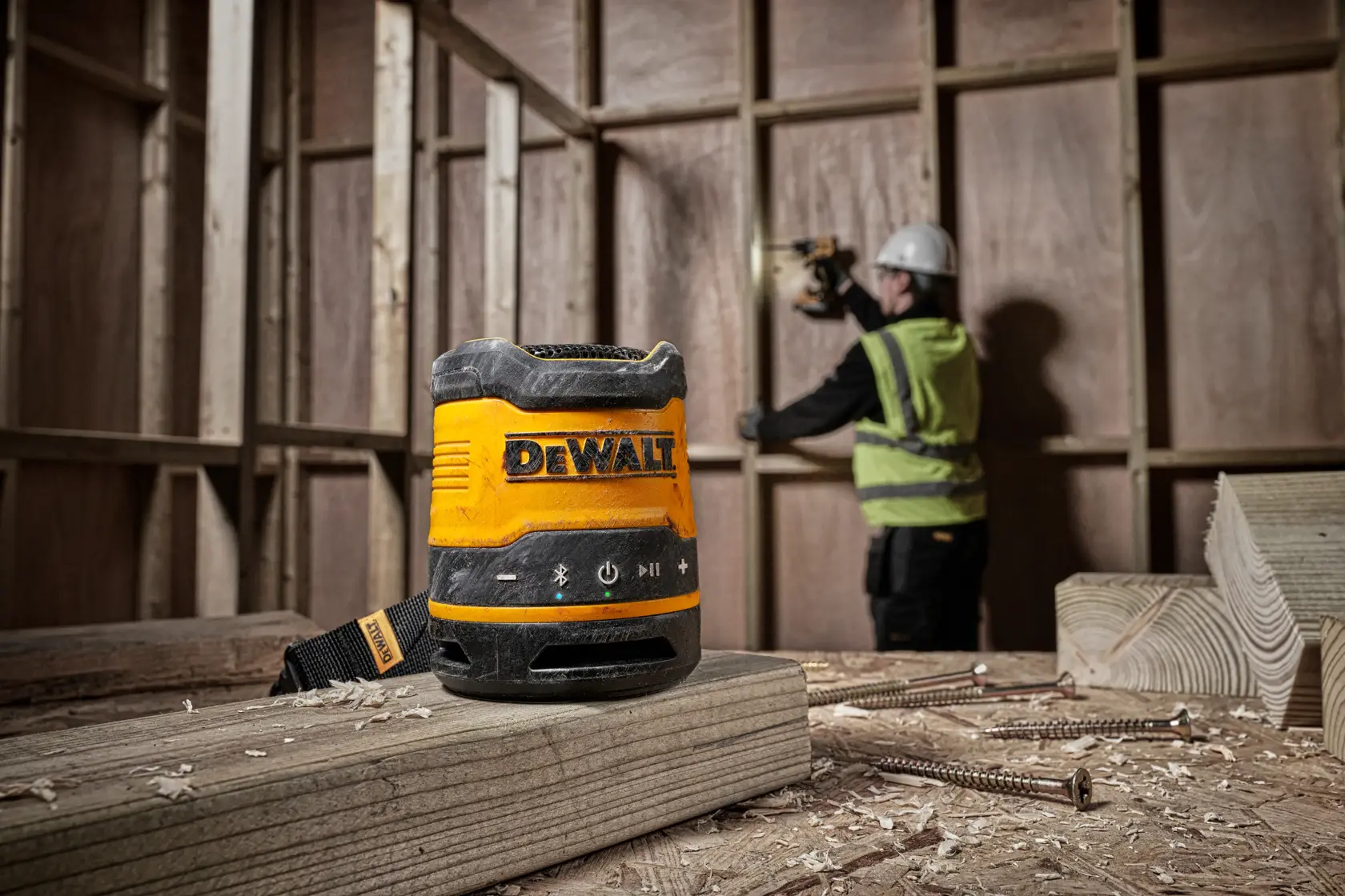 DEWALT® Rechargeable USB-C Compact Bluetooth Speaker