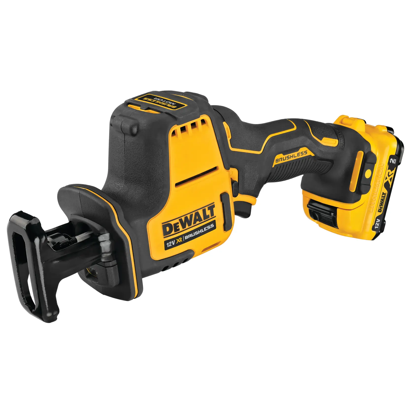DEWALT® 12V XR® Brushless Sub Compact Reciprocating Saw - 2 x 2Ah