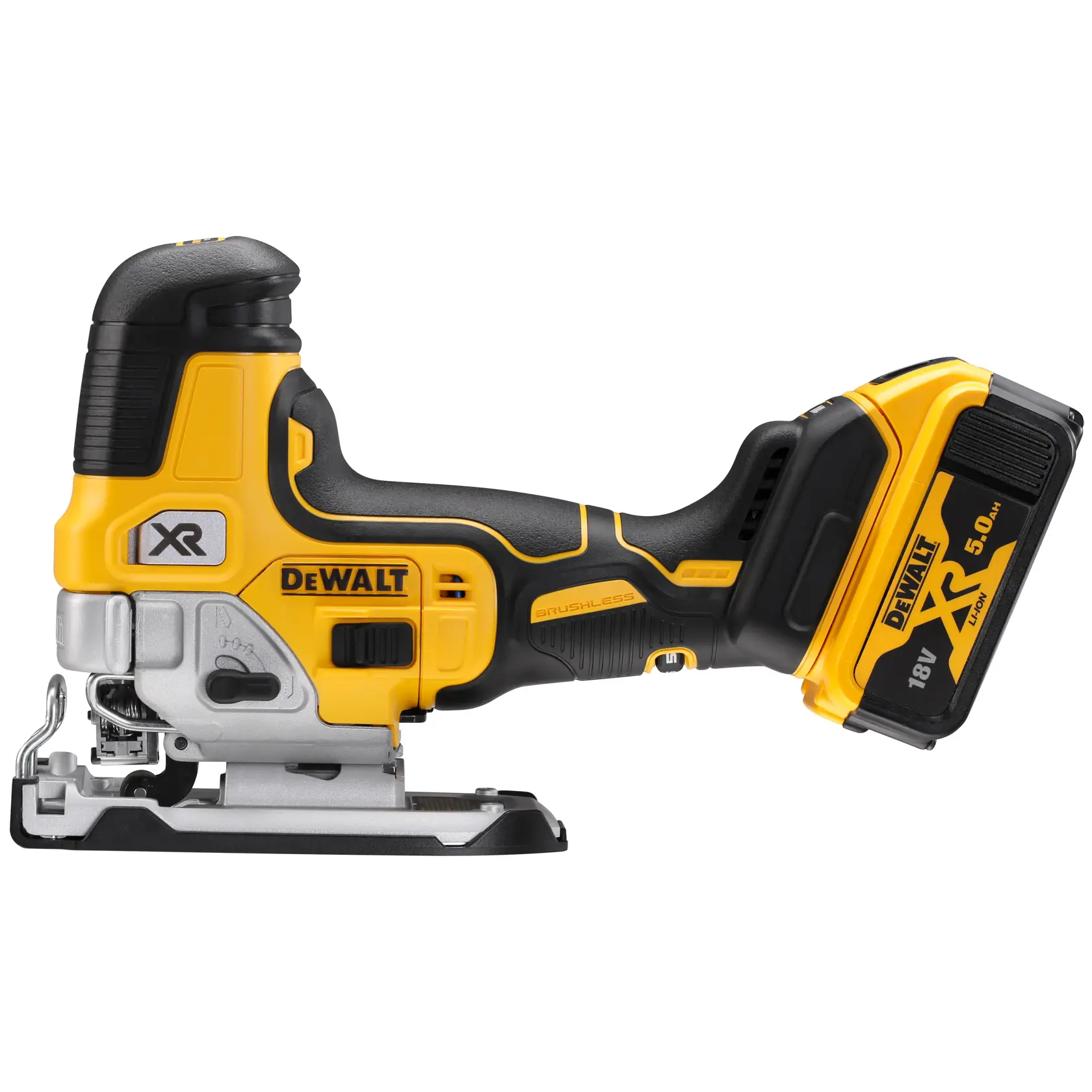DEWALT® 18V XR® Brushless Body Grip Jigsaw (2 X 5 Ah)