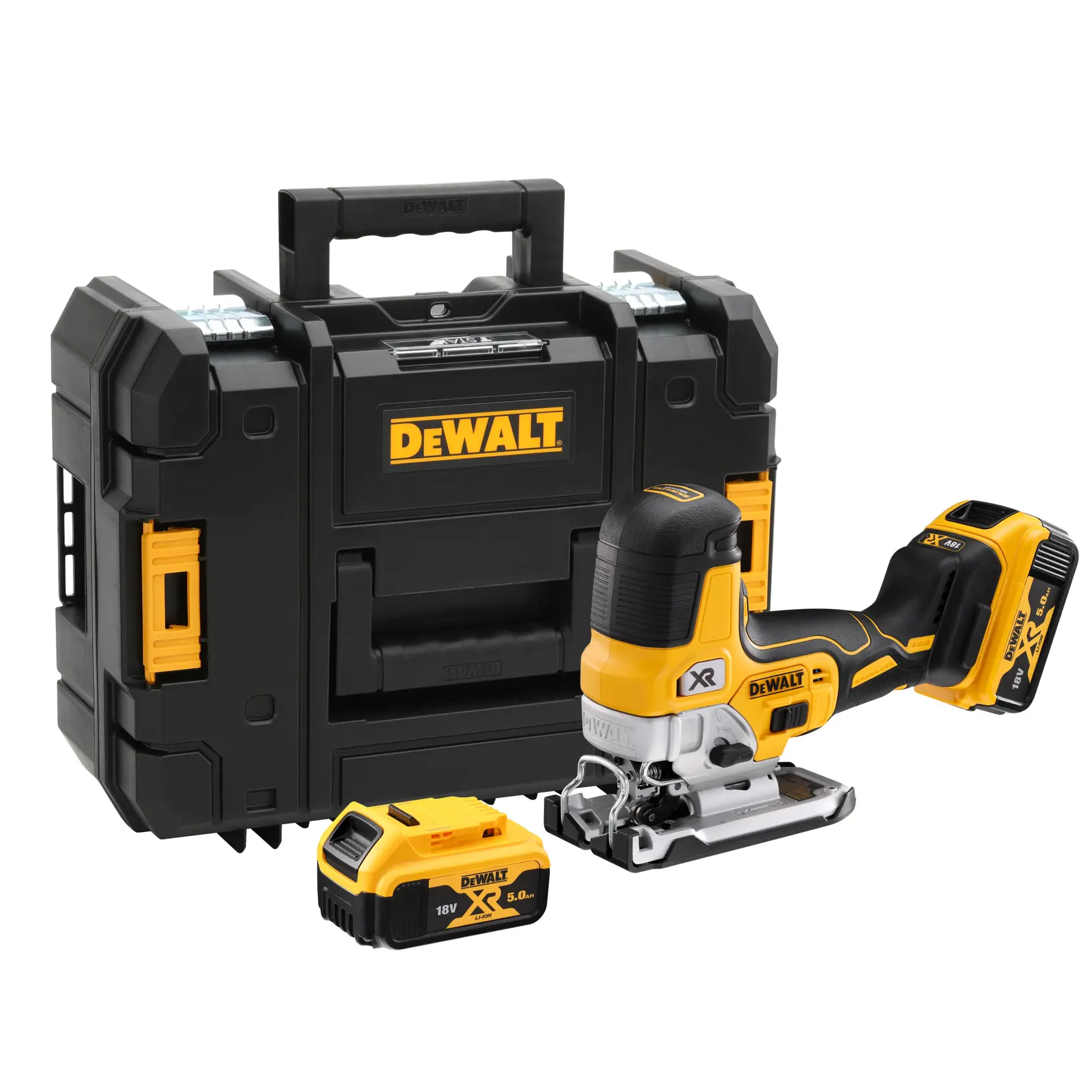 DEWALT® 18V XR® Brushless Body Grip Jigsaw (2 X 5 Ah)