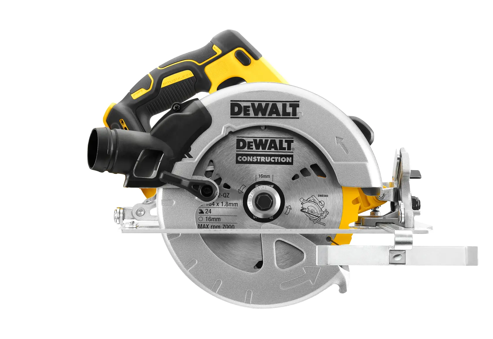 18V XR® Brushless 184 mm Circular Saw - Tool Only
