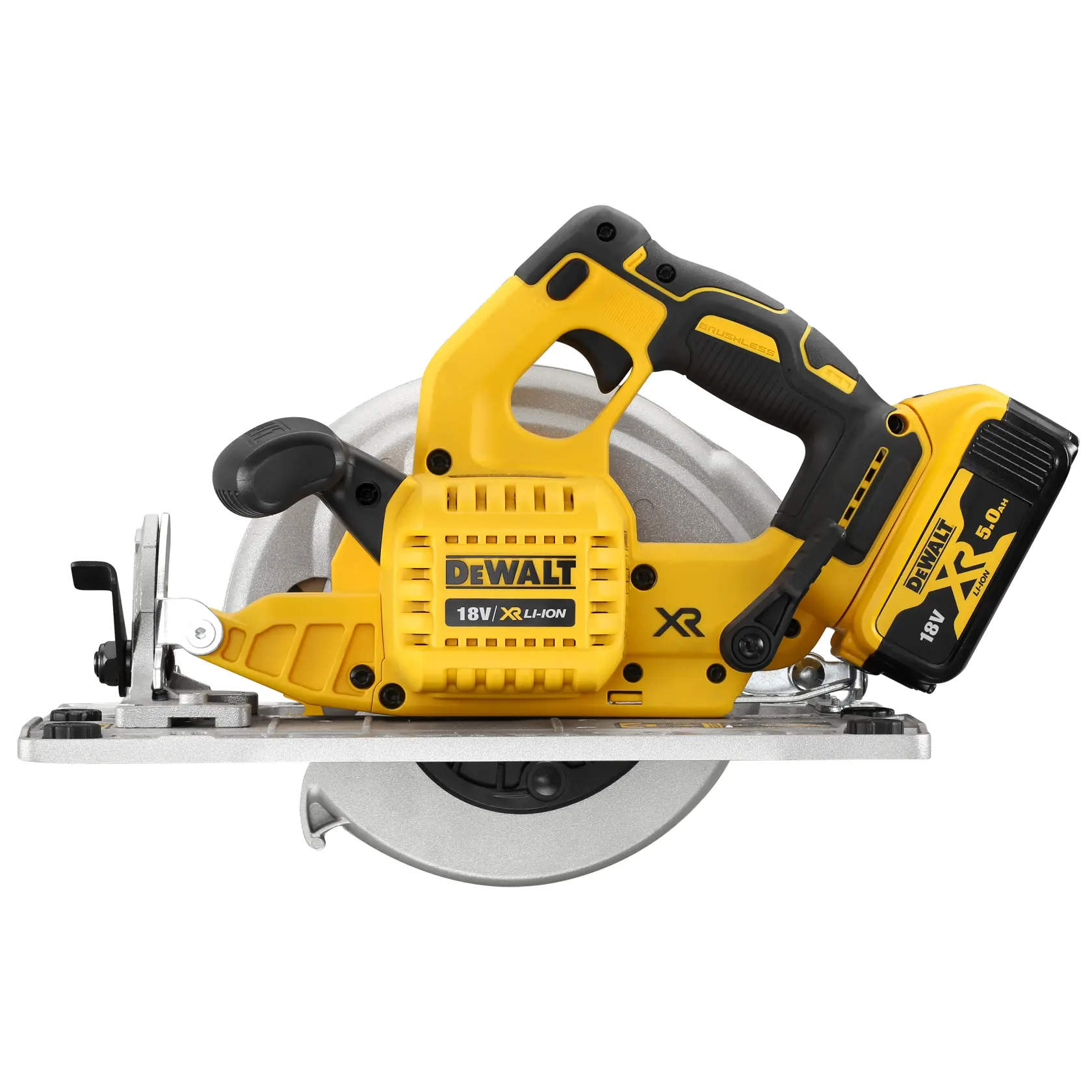 DEWALT® 18V XR® Brushless 184mm Rail Compatible Circular Saw
