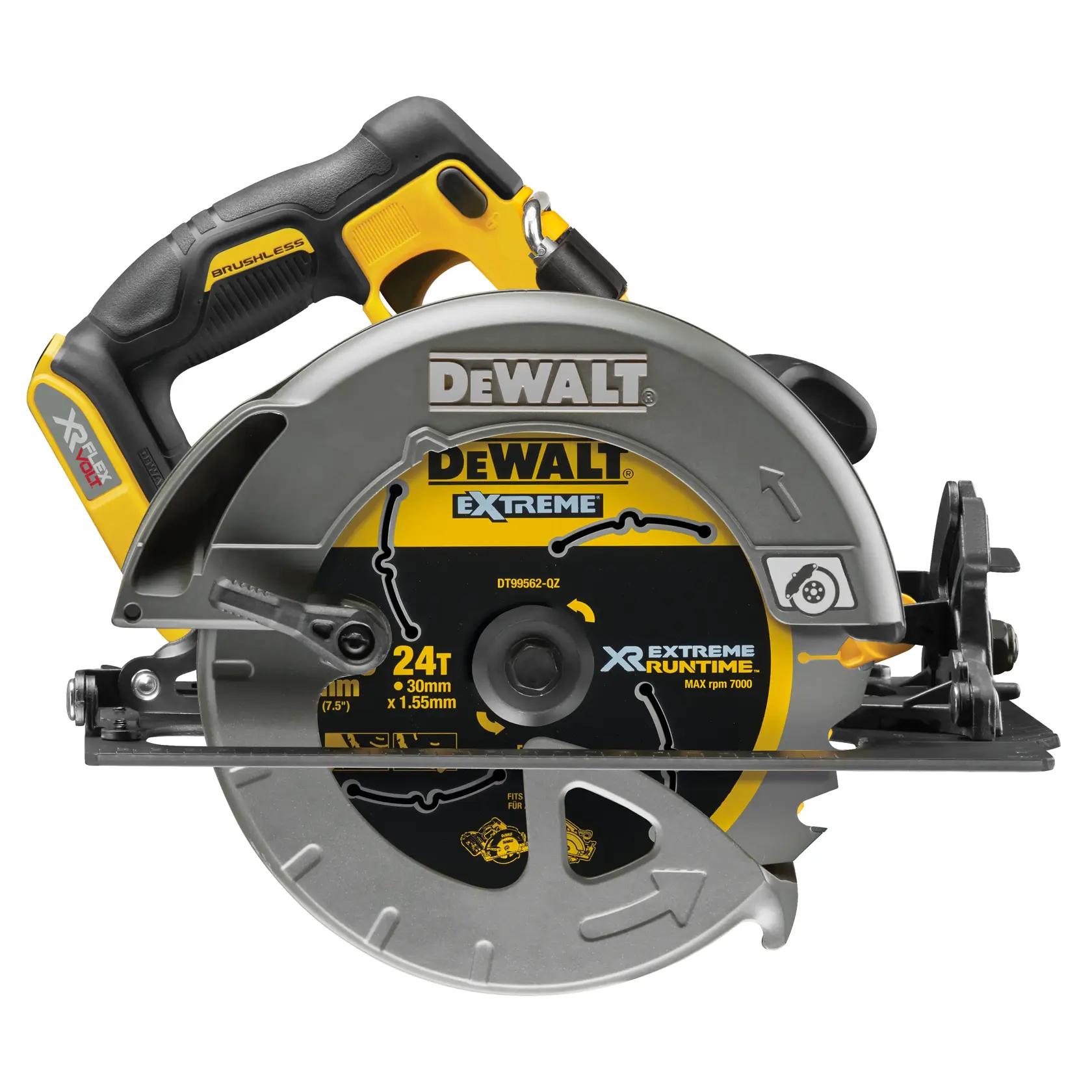54V XR FLEXVOLT® 190 mm Circular Saw - Tool Only