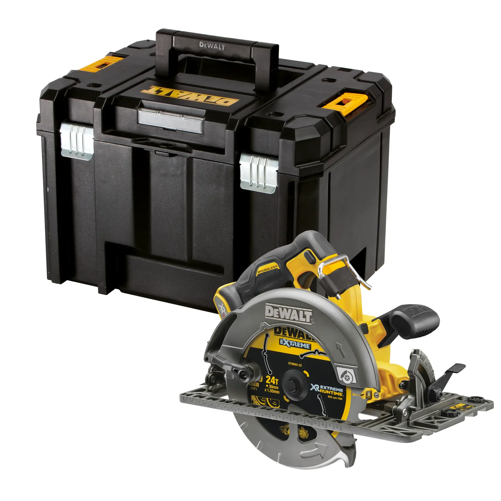 54v XR Flexvolt® 190 mm Rail Compatible Circular Saw - Tool Only