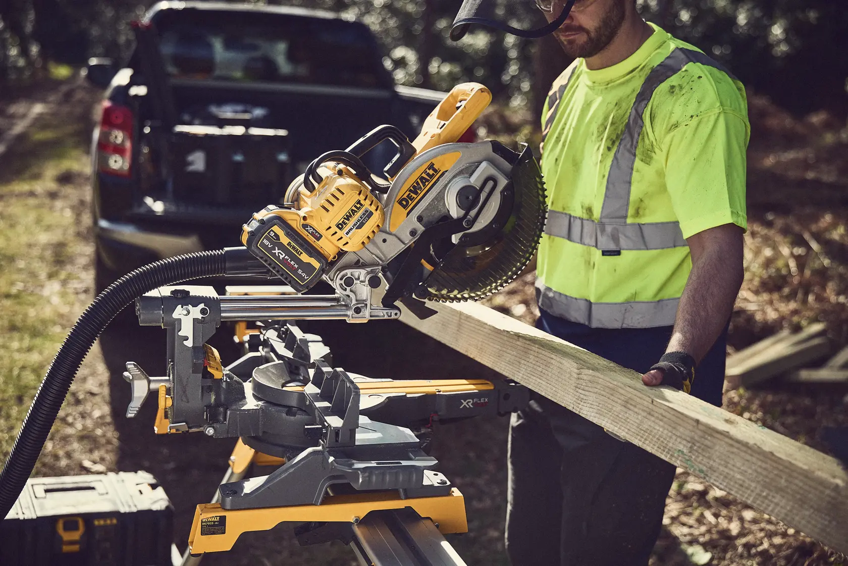 DEWALT® 54V XR FLEXVOLT® 254mm Mitre Saw (Tool Only)