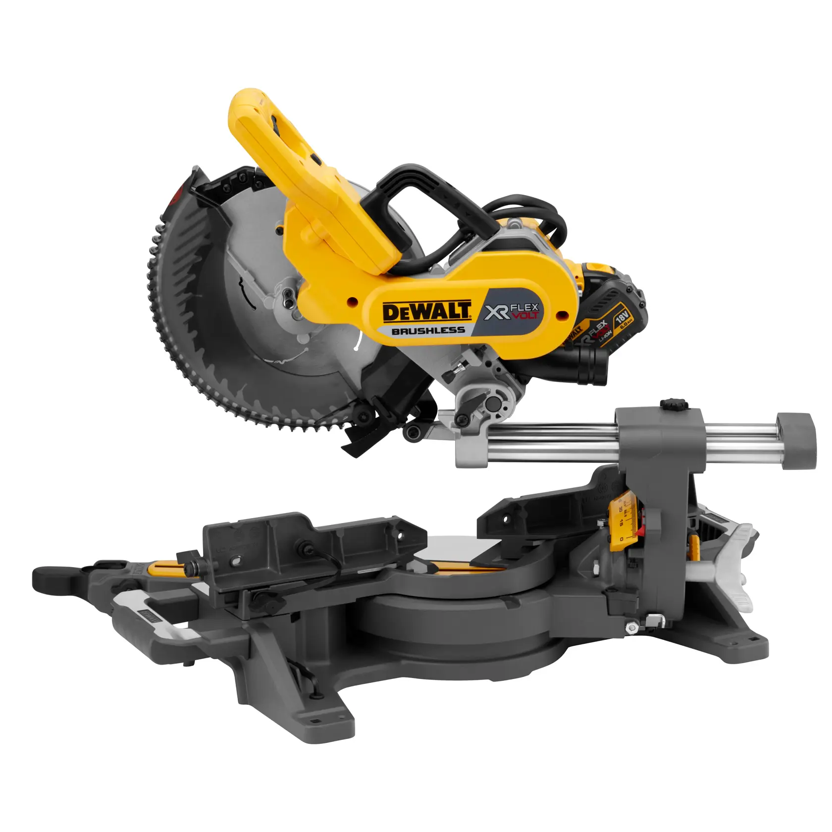 DEWALT® 54V XR FLEXVOLT® 250mm Mitre Saw - 2 x 6Ah