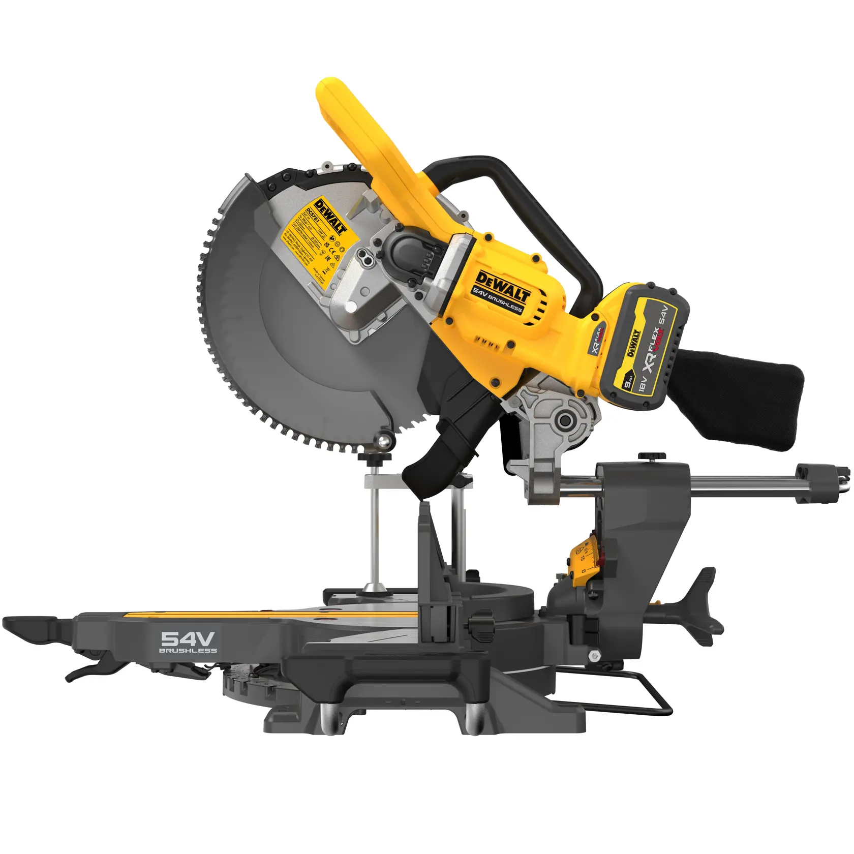 DEWALT® 54V XR FLEXVOLT® 305mm Mitre Saw - 2 x 9Ah