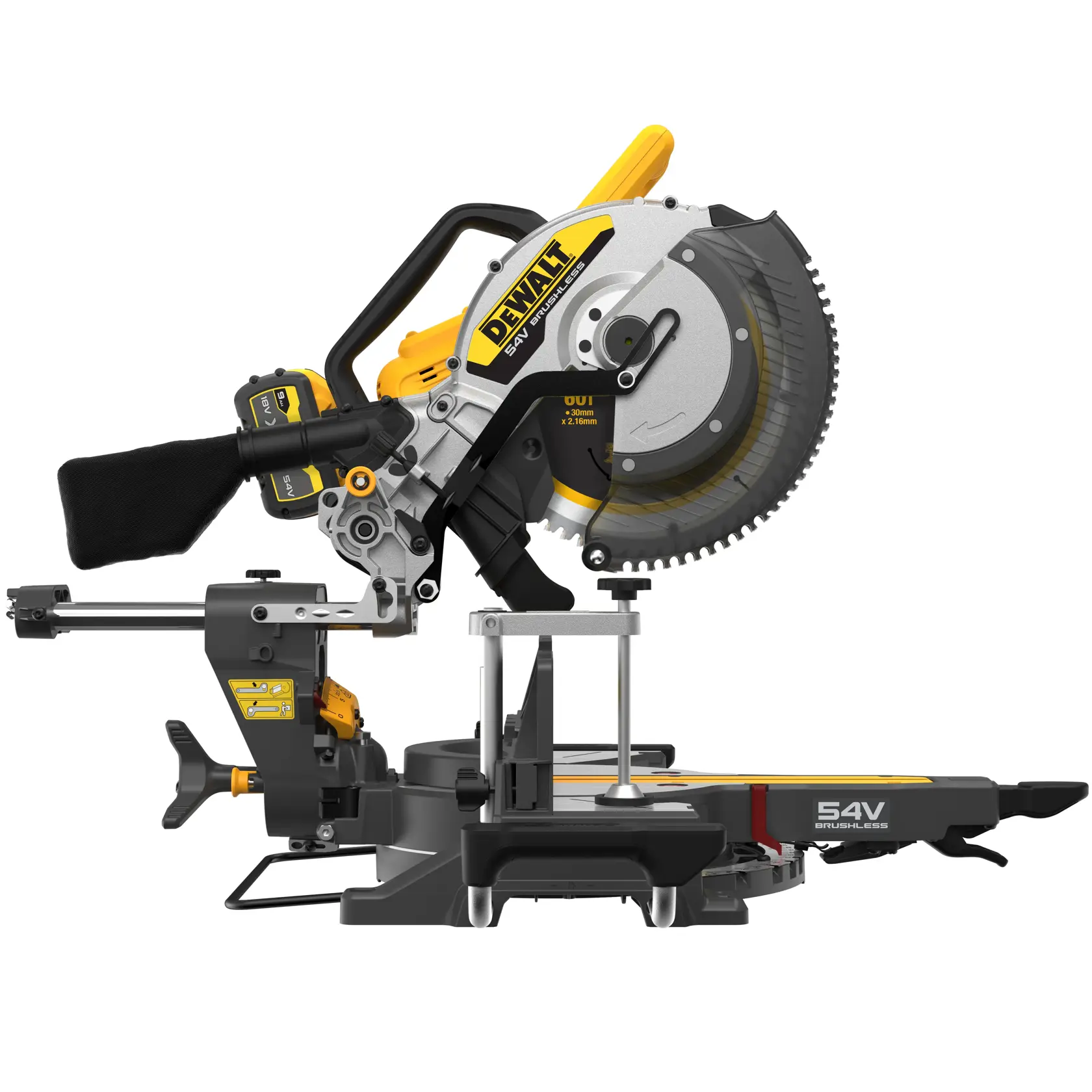 DEWALT® 54V XR FLEXVOLT® 305mm Mitre Saw - 2 x 9Ah