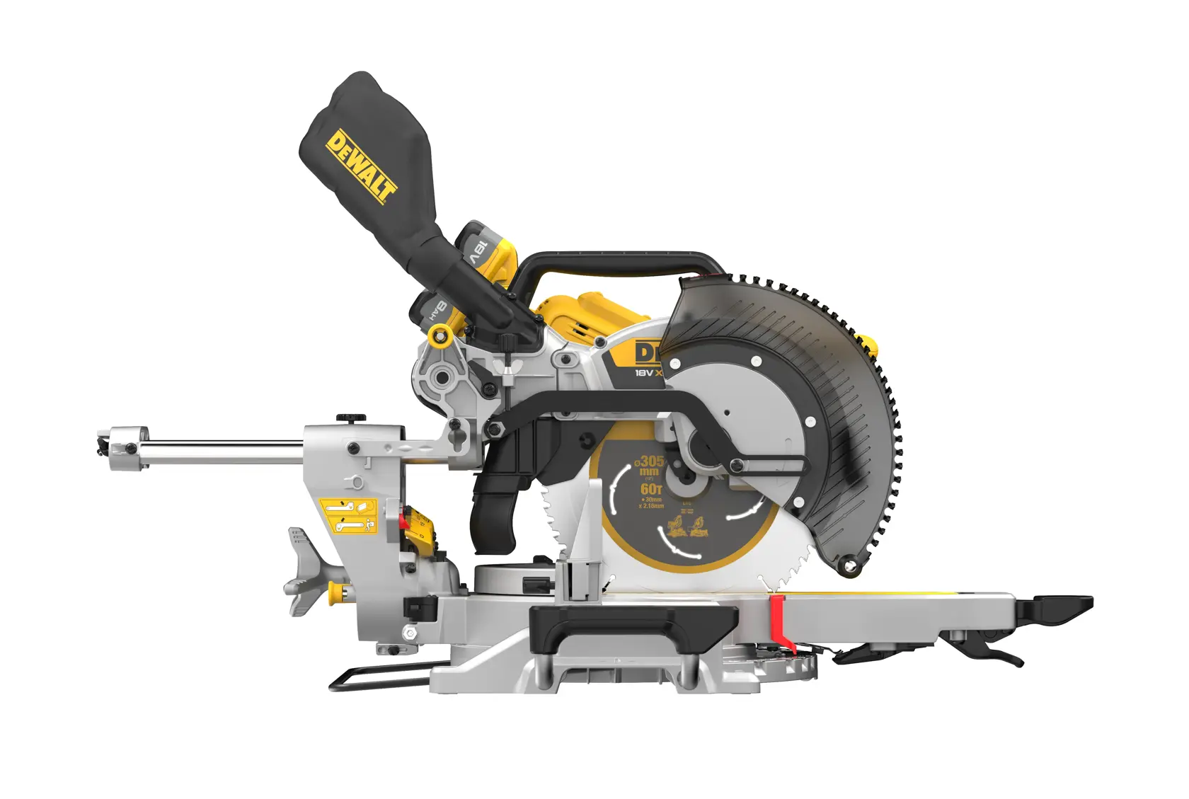 DEWALT® 18V XR® 305mm Mitre Saw - 2 X 8Ah