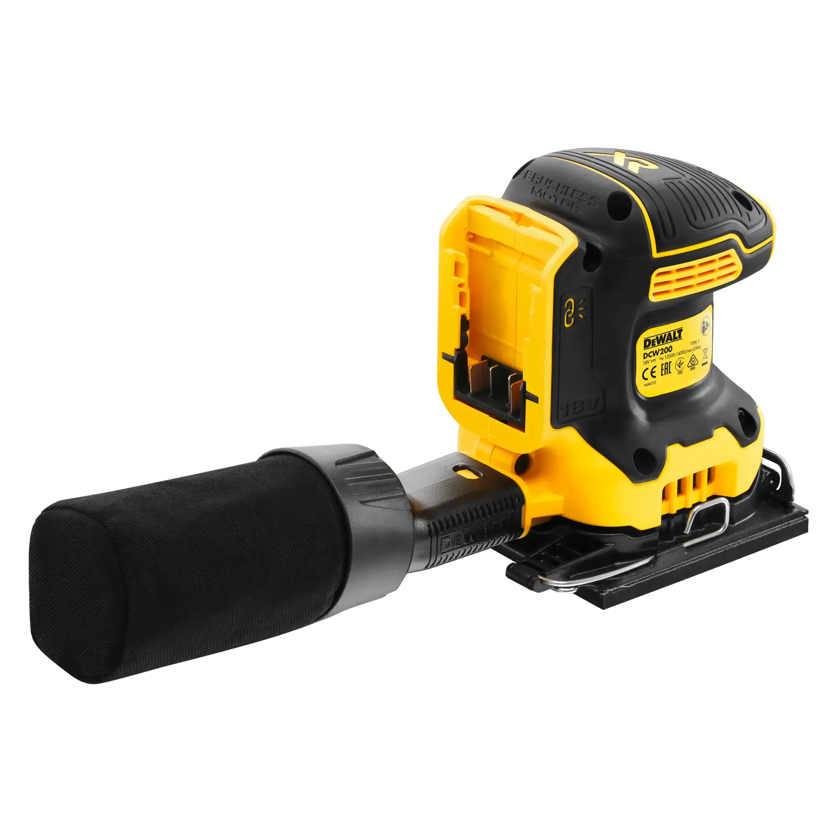 DEWALT® 18V XR® Brushless 1/4 Sheet Sander (Tool Only)