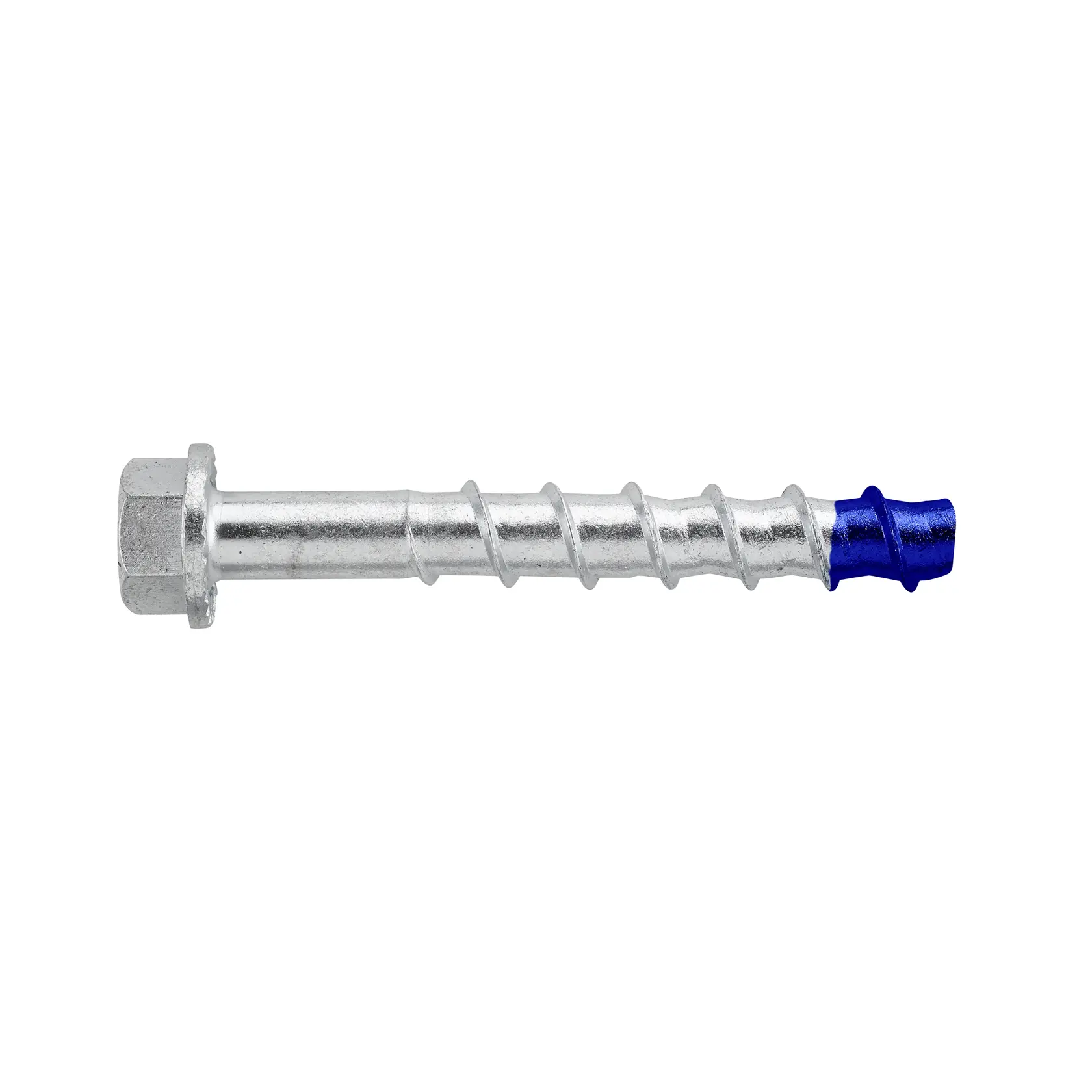 Blue-tip 2 Screw-bolts Hex Head Zinc Plated