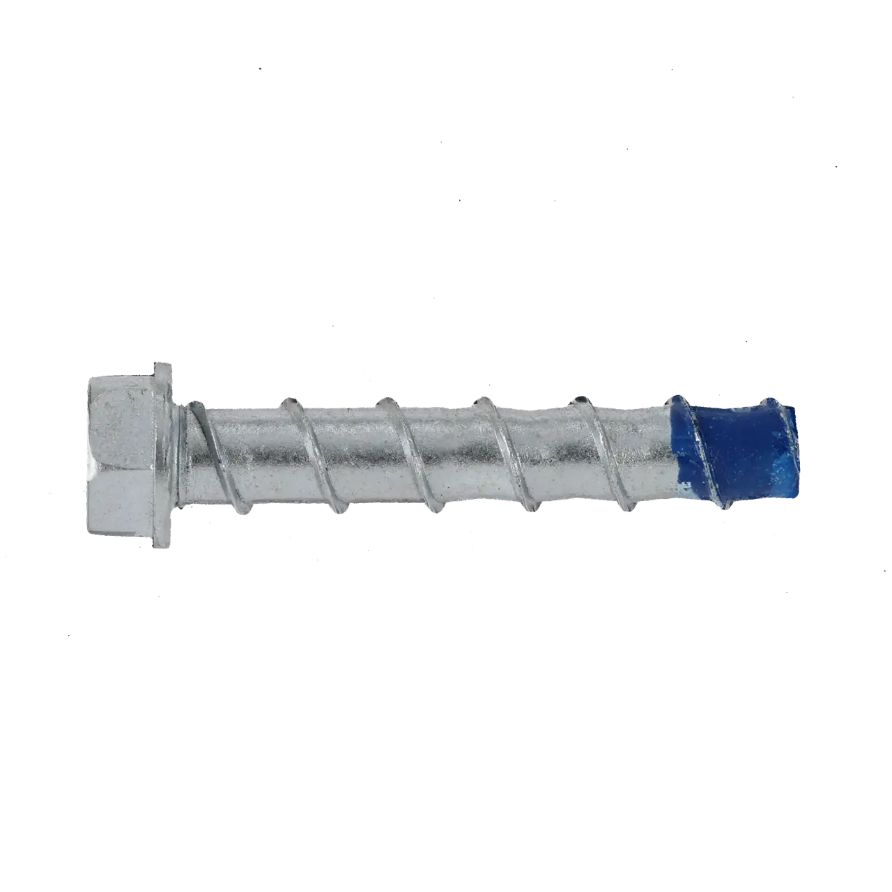 Blue-tip 2 Screw-bolts Hex Head Zinc Plated