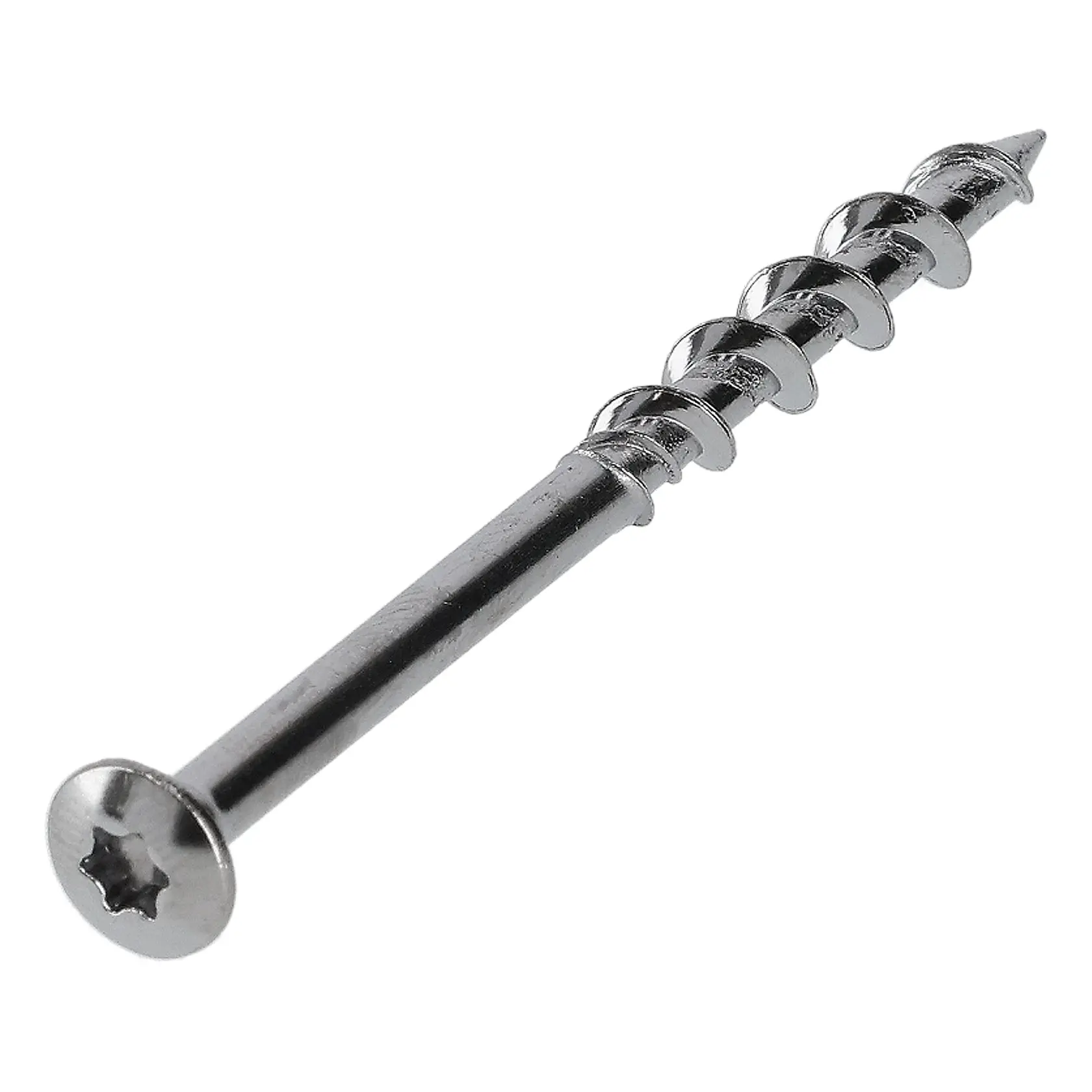 70mm Torx 25 Chrome Wall Dog Countersink (100 Pk)