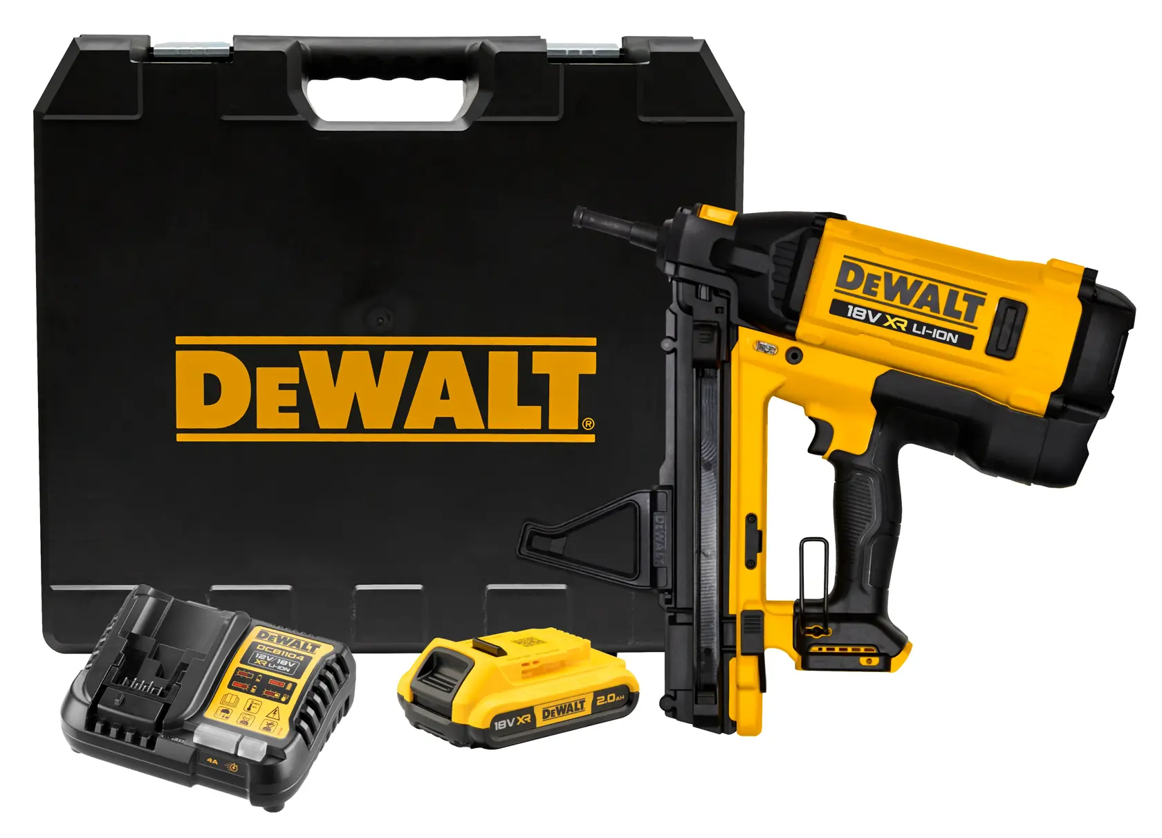 DEWALT® 18V XR® Gas Concrete Nailer - 1 x 2AH