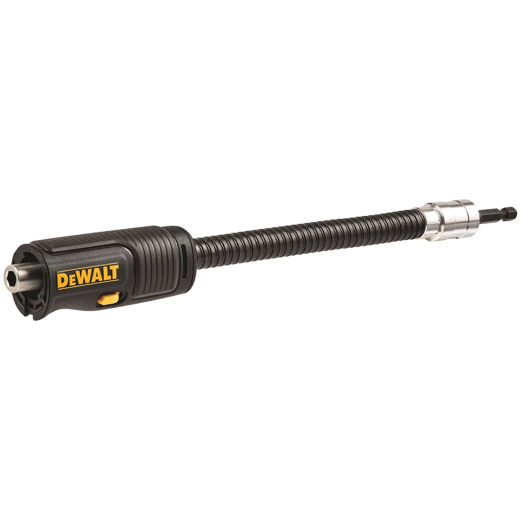 DEWALT DT20501 flexible shaft bit holder for accessing hard-to-reach areas during drilling or screwdriving.