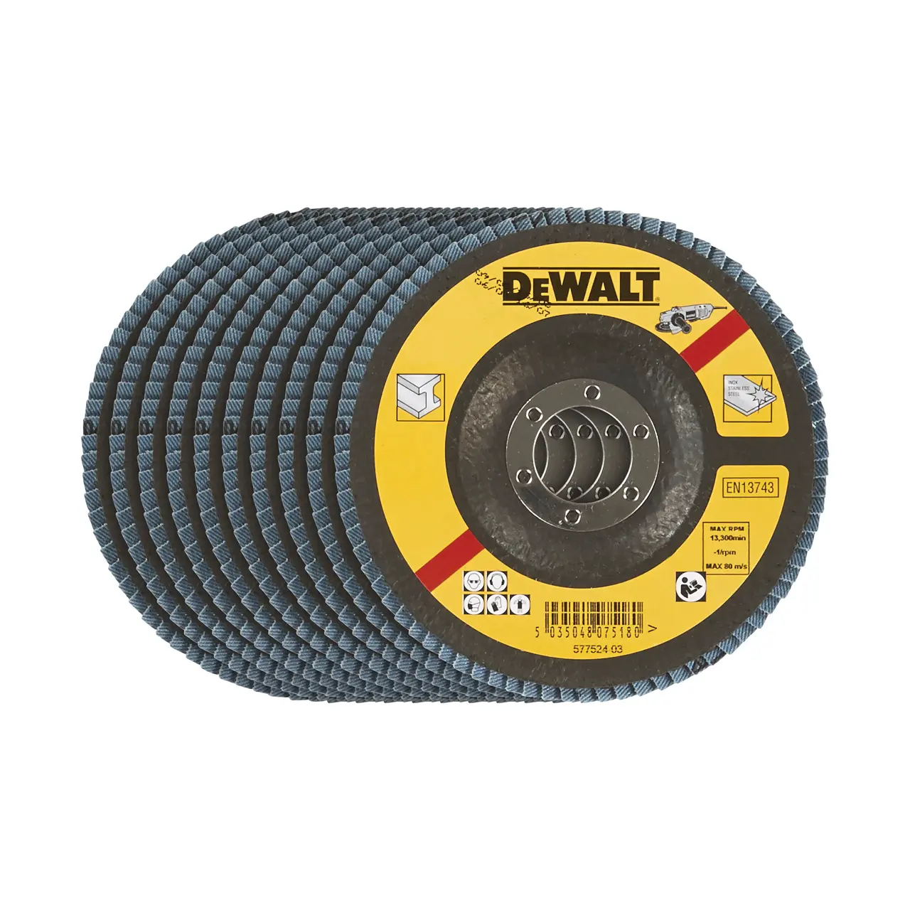 Extreme 115mm 60g T29 Angled Zirconium Oxide Flap Disc (10 Pk)