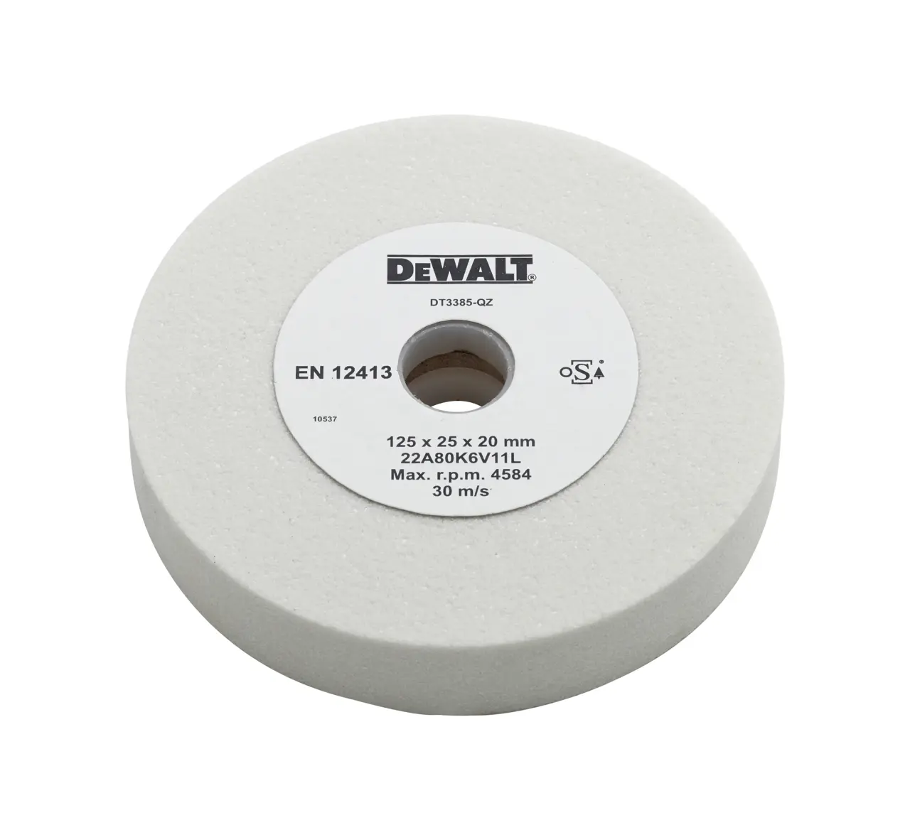 125mm x 25mm x 20mm White Aluminum Oxide Grinding & Honing Wheel (metal)