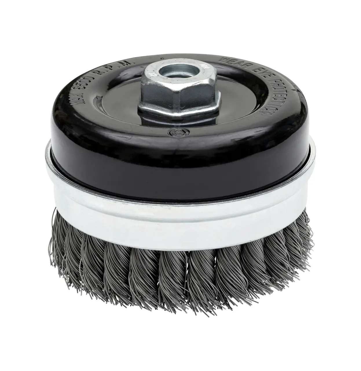 65mm M14 Twist Knot Wire Cup Brush