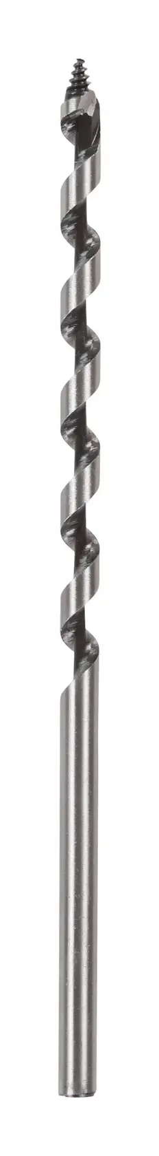 A DEWALT DT4600 spiral drill bit for wood, shown vertically on a white background.