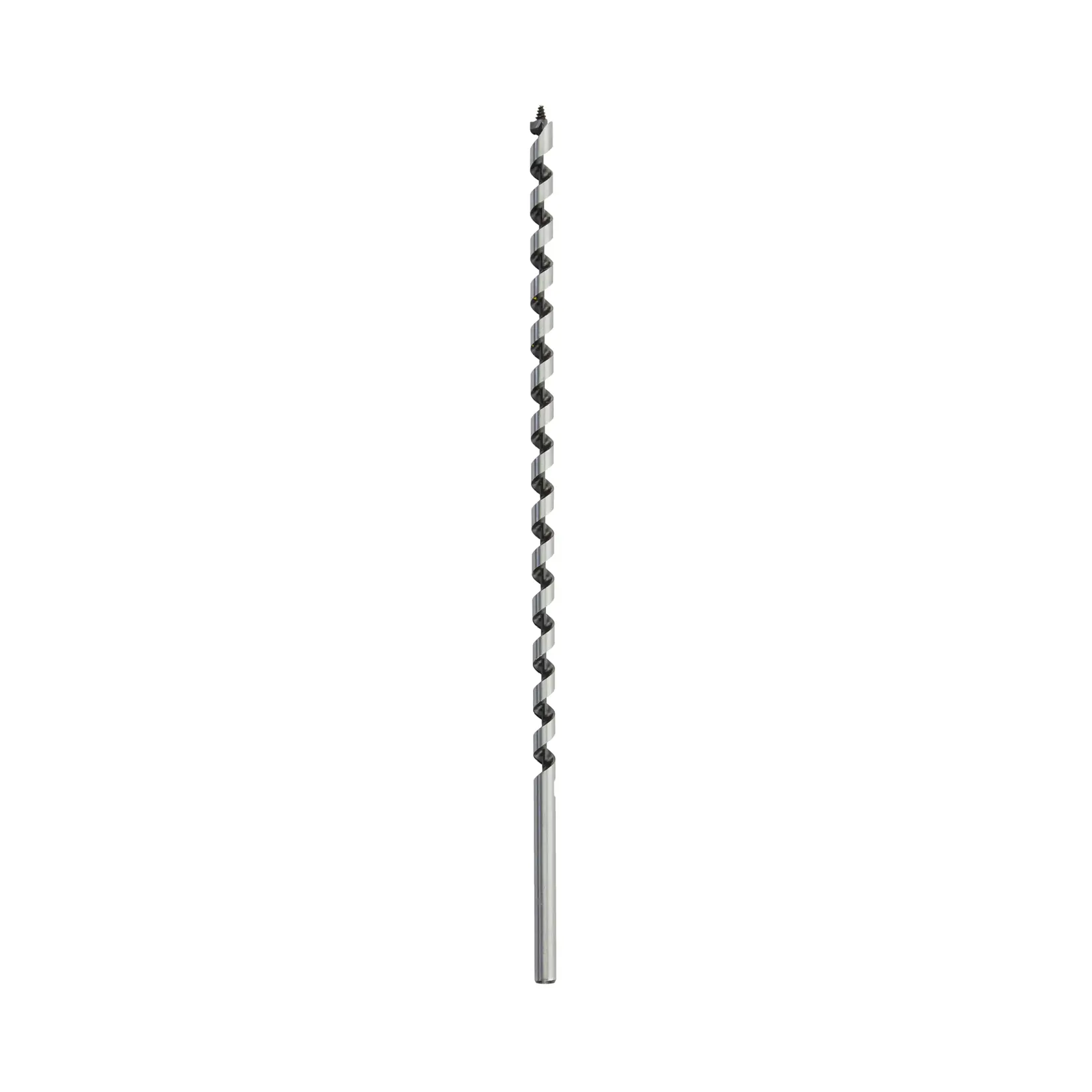 A DEWALT DT4632 long wood auger drill bit with a spiral design, shown upright on a plain white background.