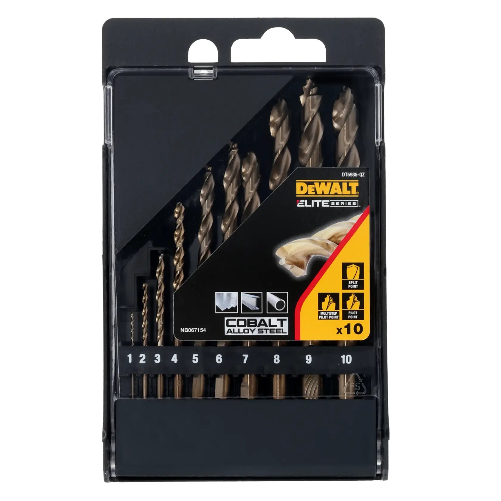 Graphic showing DEWALT XTREME Sub-Compact Series branding with the slogan 'Compact and Performance Packed' on a yellow background.