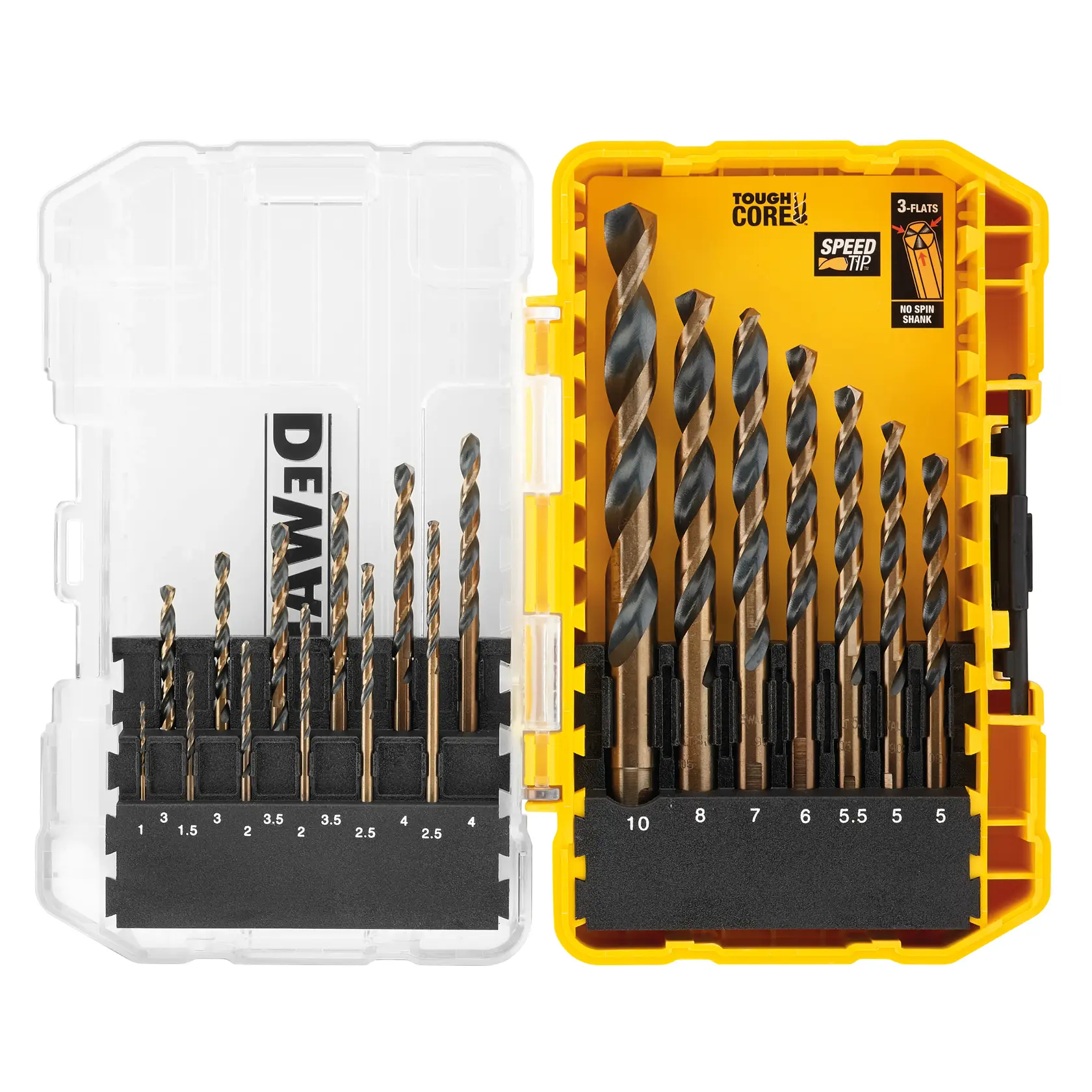 BLACK & GOLD™ Drilling Set (small Tough Case) (19 Pc.)