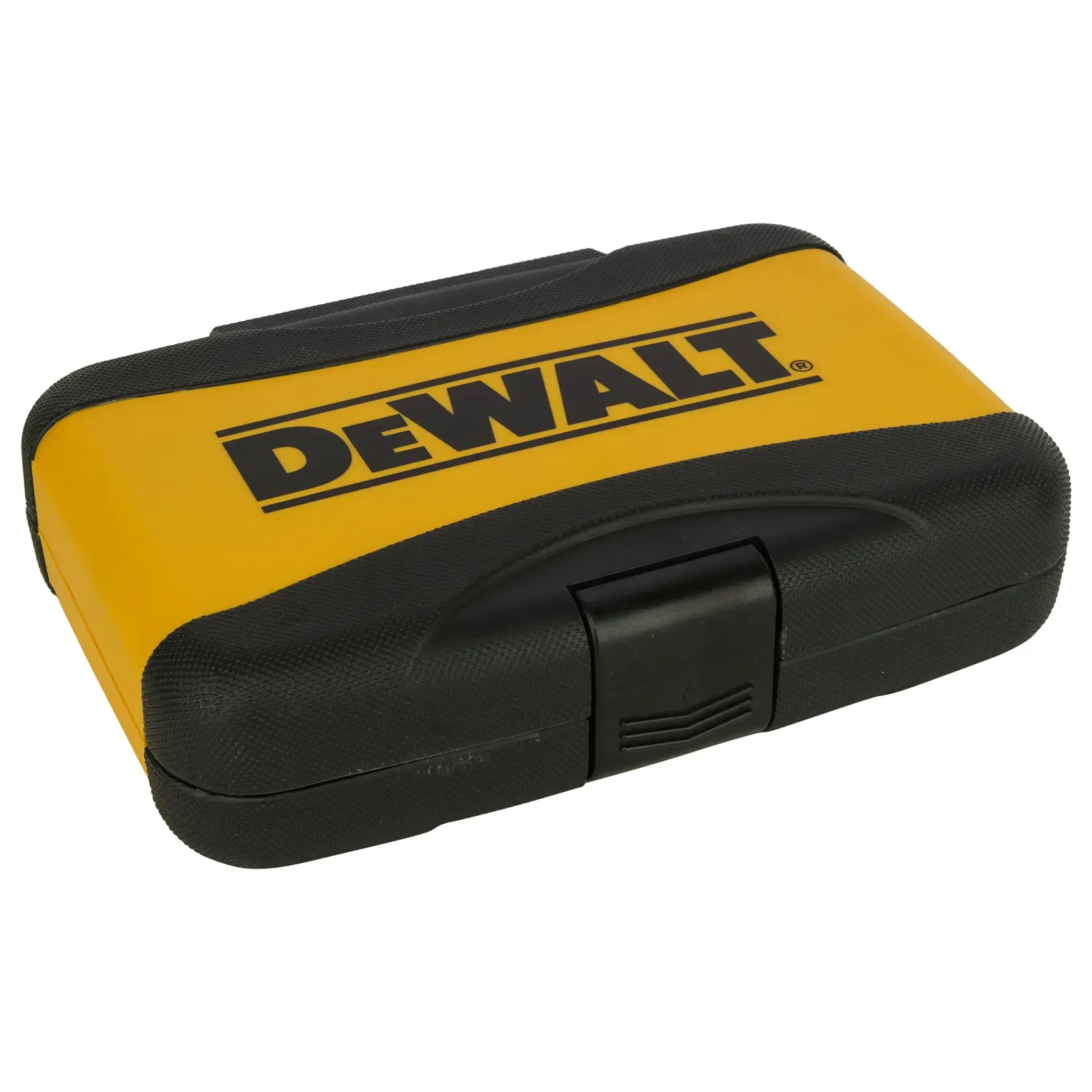 Graphic showing DEWALT XTREME Sub-Compact Series branding with the slogan 'Compact and Performance Packed' on a yellow background.