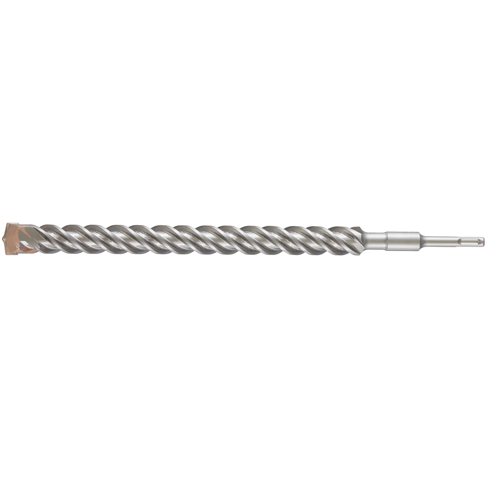 DEWALT drill bit for photography, SKUs DT9619-QZ, DT9619 shown. Spiral design, metallic finish.