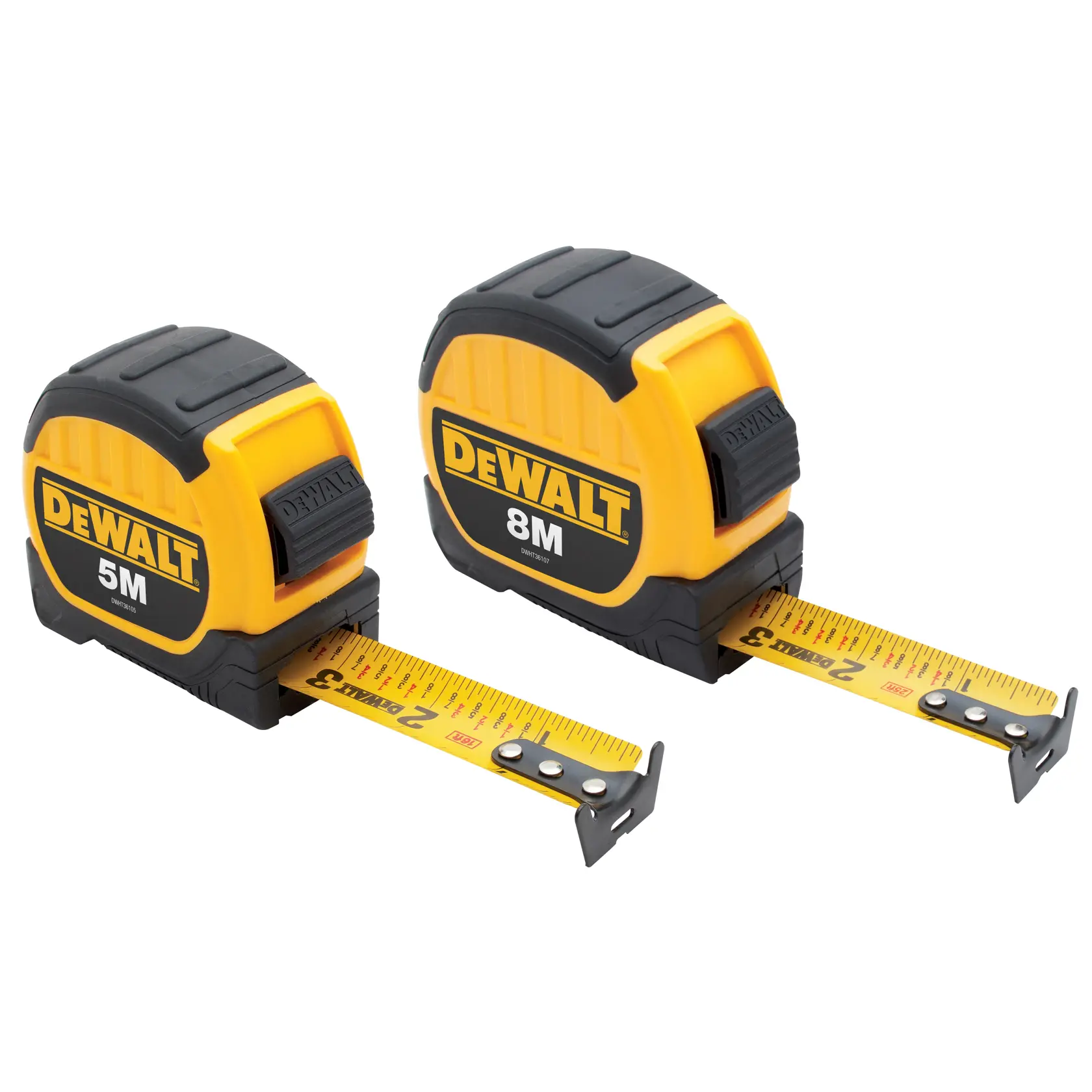 DEWALT® 5m + 8m Tape Measure Twin Pack