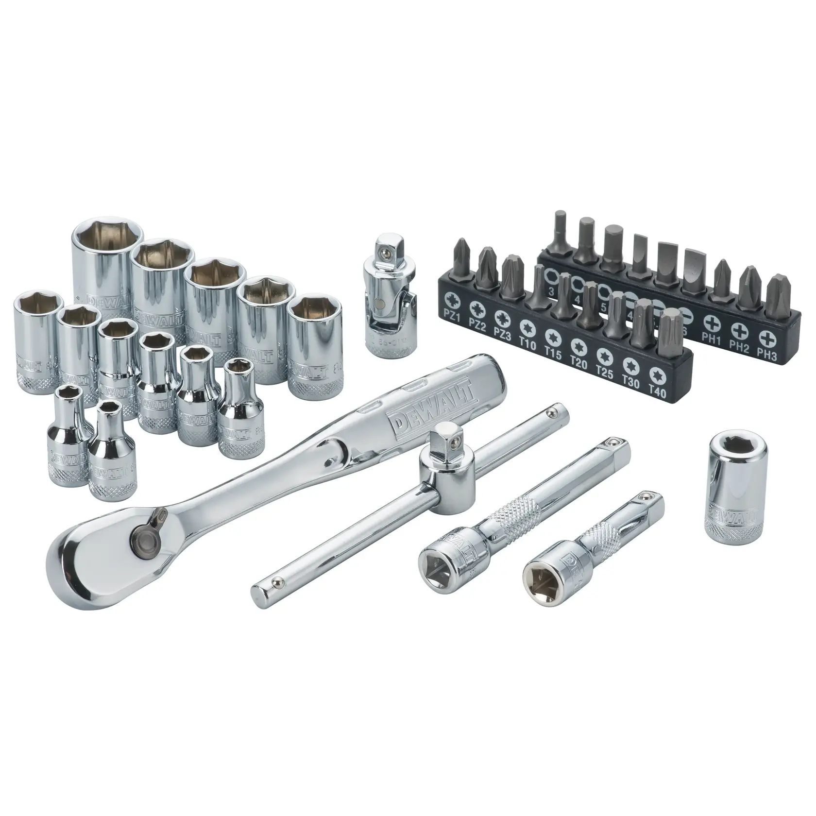 1/4-in Full Metric Socket Set (37 Pc.)